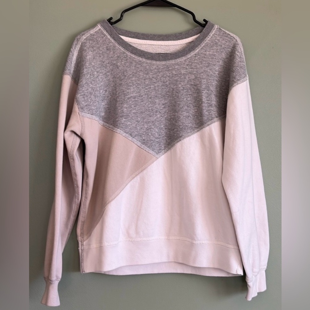 Abercrombie & Fitch Soft A&F Collection Colorblock Crewneck Sweatshirt Size S